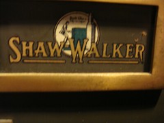 Vintage — Shaw Walker 6 Drawer Index Card and File Cabinet — RARE
