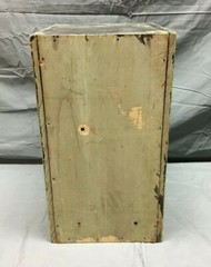 VTG Old Wood Surface Mount Cabinet Shabby Green Country Cottage Chic 732-25B