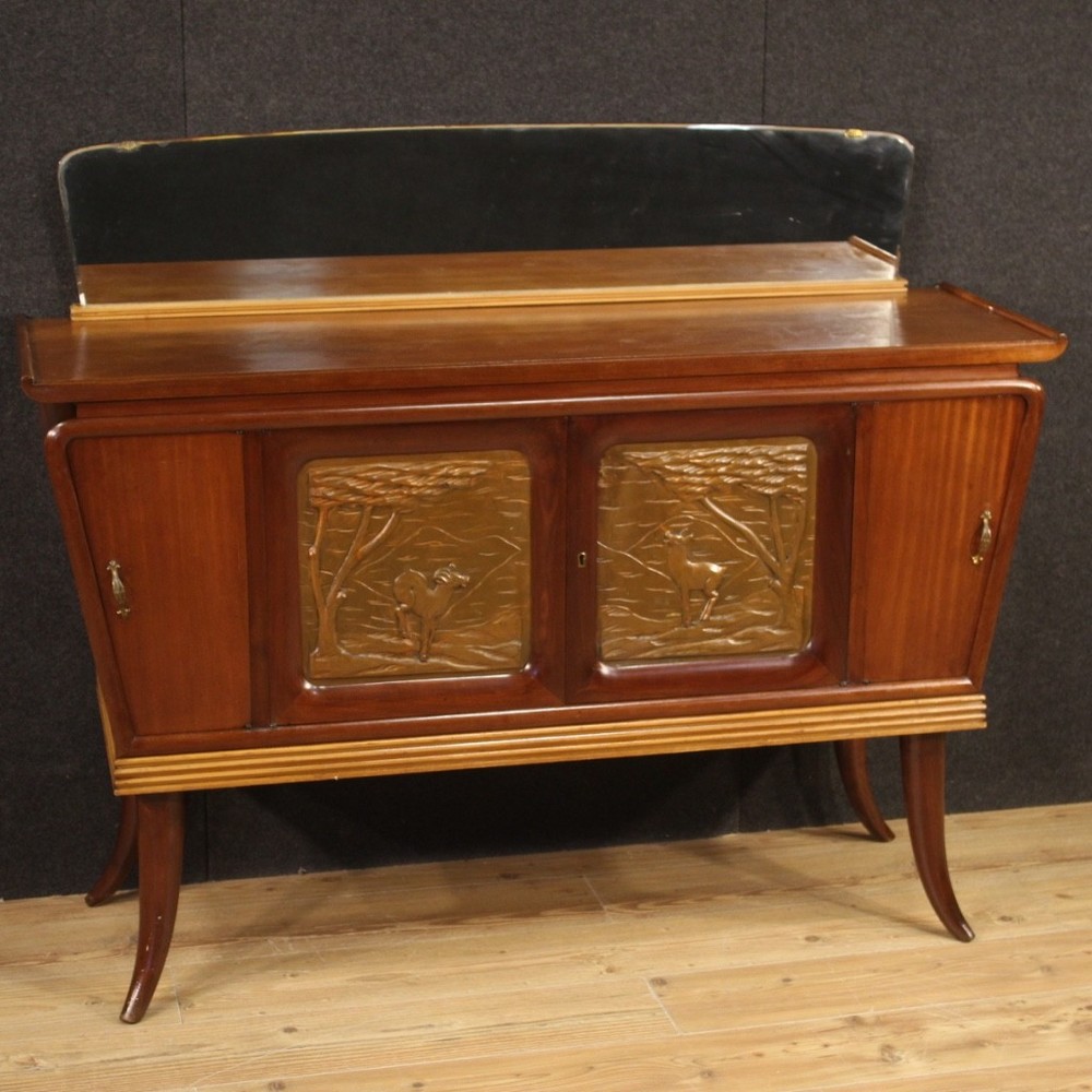 Sideboard design modern furniture wood commode vintage 20th century living room