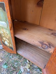 Antique Style Painted Hutch Marie Colette Charming Primitive Faux Finish