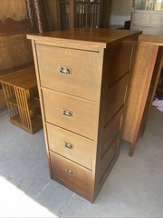 Stickley Mission Collection Oak Filing Cabinet