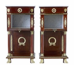 IMPRESSIVE 19TH CENTURY FRENCH EMPIRE REVIVAL 5 PIECE BEDROOM SUITE