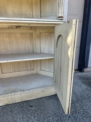 Large Rustic Wood Corner Hutch Cabinet Reclaimed Pallet Wood Local Pickup