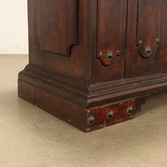 Antique Baroque Cupboard Walnut Italy XVIII Century