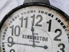 24″ Guaranteed Works 1890 Kinsington Station Subway London Quickly Shipped 💯
