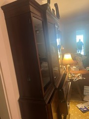 Vintage All Wood China Cabinet