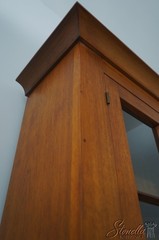 LF73139: Antique Early 19th Century Walnut Stepback Cupboard