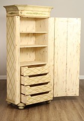 Habersham Plantation ‘Topiary’ Painted Armoire