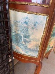French Louis XV Style Vitrine Curio Cabinet