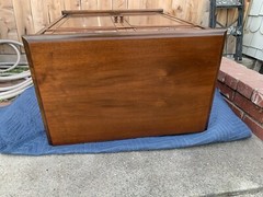Vintage Walnut Record Cabinet