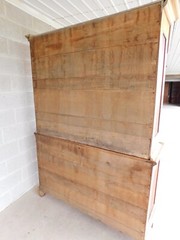 Antique Primitive 2pc Step Back Cupboard 56″w