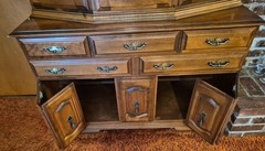 vintage antique china cabinet hutch