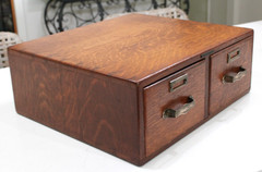 FINEST ANTIQUE TIGER OAK CARD CATALOG WOOD QUARTERSAWN LIBRARY CABINET BRASS