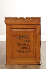 M. Heminway & Sons Antique Spool Cabinet