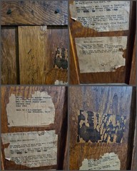 Antique Wooden Railroad Paperwork Requisition Floor Cabinet MoPac Cotton Belt