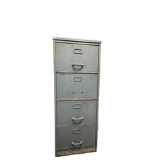 VTG ANTIQUE WOODEN FILE CABINET