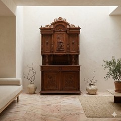 Antique Cupboard Neo-Renaissance Style Oak France XIX Century Original