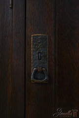 72365: STICKLEY Mission Oak Arts & Crafts China Cabinet