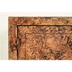 Henredon Mid-Century Hollywood Regency Chinoiserie Faux Tortoise Shell Cabinet