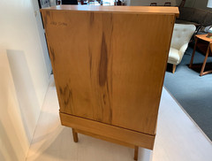 Brown Saltman Display Cabinet by John Keal Vintage Mid Century