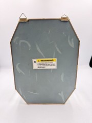Mid Century Hollywood Regency Small Glass Cabinet Showcase Bathroom Display