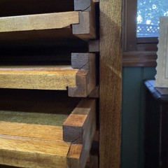 Rare Hamilton Mfg Co Letter Board Typesetter Cabinet Two Rivers WI c. 1893-1917