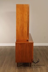 Mid Century Modern Walnut Sideboard Hutch