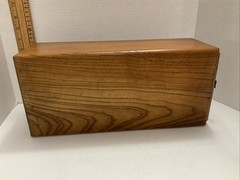 One Drawer Oak File Card Drawer w/ Brass handle Library Ref 4×6