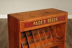Page’s Seeds Country Store Display Cabinet