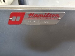 Vintage HAMILTON Medical cabinet Art Deco steel small industrial