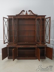 71978: KARGES 4 Door Mahogany Breakfront China Cabinet