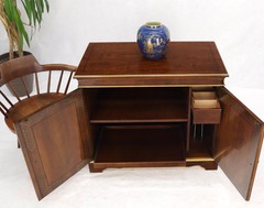 Painted Chinoiserie Two Doors Server Cabinet by Drexel
