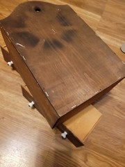 1890 six drawer spice chest