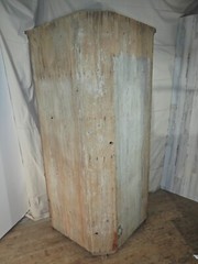 Antique Primitive Corner Cupboard Cabinet Panel 4 Door Pine Rustic