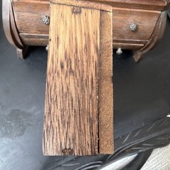 Antique Salesman Sample, 19th Century, Walnut, 2pc Hutch, Glass, Riveted Hinges