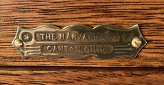 Antique Oak Harvard Co. Dental Cabinet Model #121X
