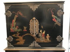 1920s American Chinese Style Cabinet