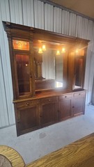 Antique Back bar From Nebraska Circa 1910.