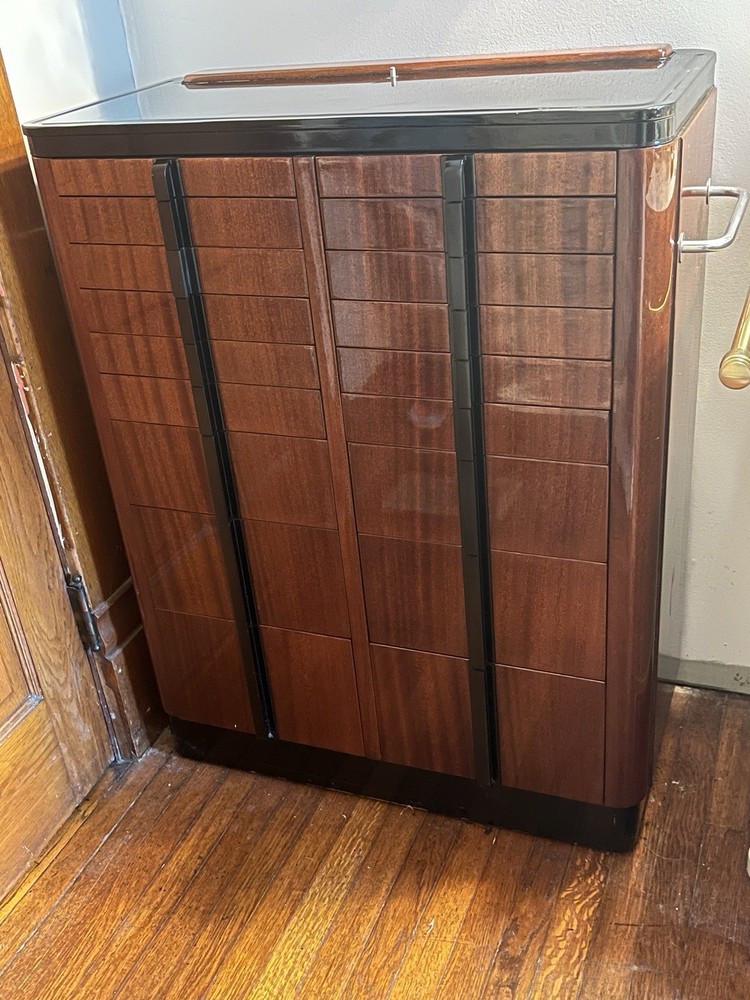 1930s-40s American Dental Co. Art Deco Dental Cabinet – 16-Drawer Storage