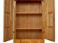 IMPRESSIVE 19TH CENTURY SWEDISH BIRCH ARCHITECTURAL CABINET