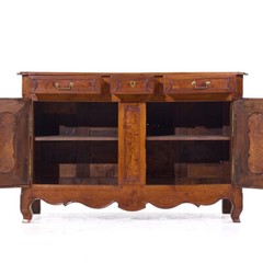 Early 19th Century French Cherry Wood Cupboard Dresser