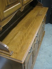 Ethan Allen “Heirloom” Two Piece Buffet / Open China Cabinet; Near Mint to Mint