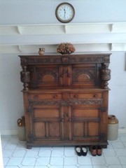 Edwardian Court Cupboard (Oak)
