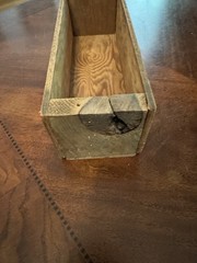 Wood Antique Parts Cabinet Drawer, Great Shape 11 5/8”x3 3/4”x4” Likely Handmade