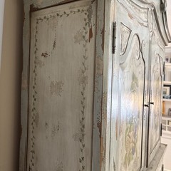 MAGNIFICENT Italian Painted Armoire!
