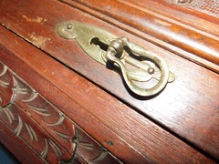 2 1800’s Antique Hanging Wall Cabinet English Colonial Cupboard 28 x 21 x 15″