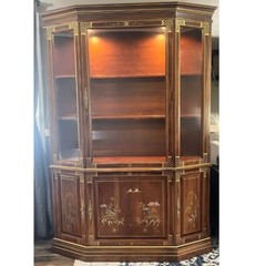 Jasper Cabinet Chinoiserie China Display Case
