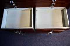 Antique Mahogany Dentist’s Cabinet American Cabinet Co 17 Drawers-4 Shelves 1900
