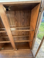 Vintage KELLER Brutalist-style China Cabinet Furniture Decor PICKUP LI NY