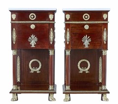 IMPRESSIVE 19TH CENTURY FRENCH EMPIRE REVIVAL 5 PIECE BEDROOM SUITE